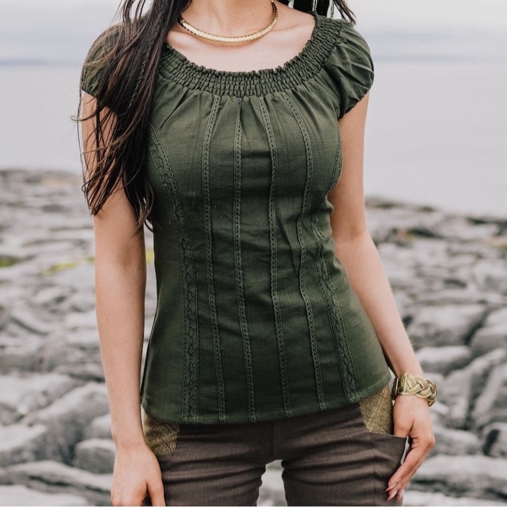 Celtic Fusion Cotton Corset top